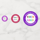 カスタム会社ロゴ文字紙吹雪 – 色の選択 コンフェッティ (正面)