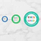 カスタム会社ロゴ文字紙吹雪 – 色の選択 コンフェッティ (裏面)