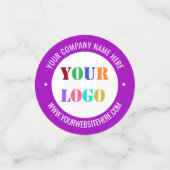 カスタム会社ロゴ文字紙吹雪 – 色の選択 コンフェッティ (スモール正面)