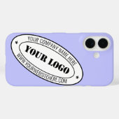 カスタム会社ロゴ文字iPhoneケーステンプレート Case-Mate iPhoneケース (裏面 (横))