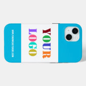 カスタム会社ロゴ文字iPhoneケース選択カラー Case-Mate iPhoneケース (裏面 (横))