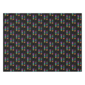 カスタム会社ロゴ表 – 色の選択 テーブルクロス (正面(横))