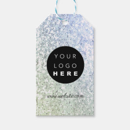 カスタム会社ロゴ製品説明グリッター ギフトタグ