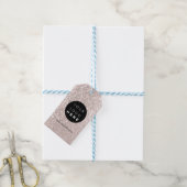 カスタム会社ロゴ製品説明バラ ギフトタグ (より糸付き)