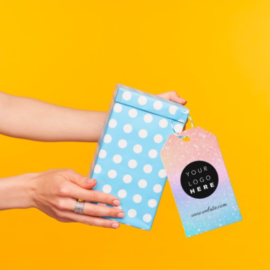 カスタム会社ロゴ製品説明感謝していOmbr ギフトタグ