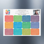 カスタム会社ロゴ2026ビジネスカレンダー磁石