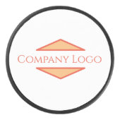 カスタム会社ロゴ アイスホッケーパック (正面)