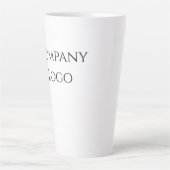 カスタム会社ロゴ カフェラテマグ (正面)