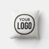 カスタム会社ロゴ クッション (正面)