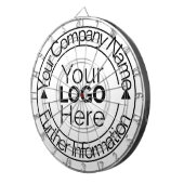 カスタム会社ロゴ ダーツボード (正面右)