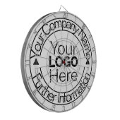 カスタム会社ロゴ ダーツボード (正面左)