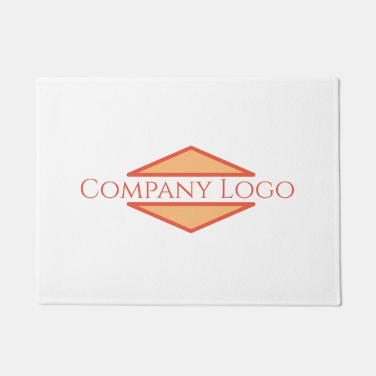 カスタム会社ロゴ ドアマット (正面)