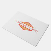 カスタム会社ロゴ ドアマット (アングル)