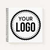 カスタム会社ロゴ ノートブック (正面)