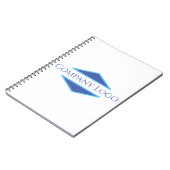 カスタム会社ロゴ ノートブック (左側)