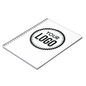 カスタム会社ロゴ ノートブック (左側)