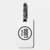 カスタム会社ロゴ ラゲッジタグ (裏面縦)