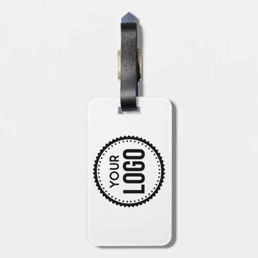 カスタム会社ロゴ ラゲッジタグ (裏面縦)