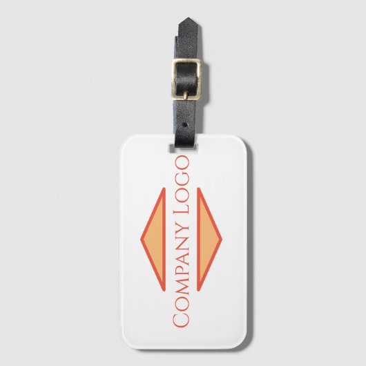 カスタム会社ロゴ ラゲッジタグ (正面縦)