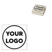 カスタム会社ロゴ ラバースタンプ (押印)