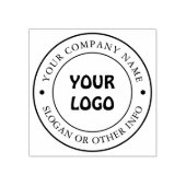 カスタム会社ロゴ ラバースタンプ (インプリント)