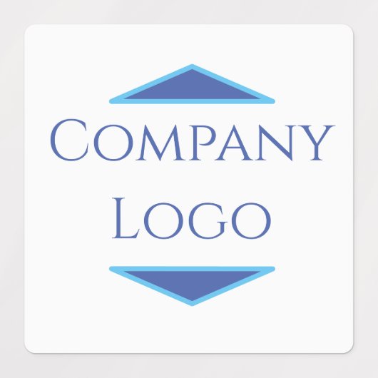 カスタム会社ロゴ ラベル (デザイン1)