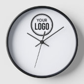 カスタム会社ロゴ 壁時計 (正面)