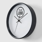 カスタム会社ロゴ 壁時計 (傾斜)