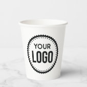 カスタム会社ロゴ 紙コップ (正面)