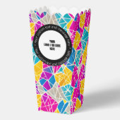 カスタム会社ロゴQRコード文字カラフル フェイバーボックス (正面)