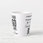 カスタム会社ロ企業のゴモダン会社 カフェラテマグ (正面)