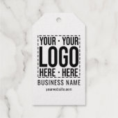 カスタム会社ロ企業のゴモダン会社 ギフトタグ (裏面)