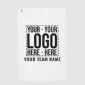 カスタム会社ロ企業のゴモダン会社 ゴルフタオル (正面)