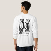 カスタム会社ロ企業のゴモダン会社 スウェットシャツ (裏面フル)