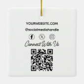 カスタム会社ロ企業のゴモダン会社 セラミックオーナメント (裏面)