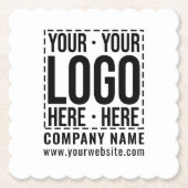 カスタム会社ロ企業のゴモダン会社 ペーパーコースター (正面)