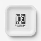 カスタム会社ロ企業のゴモダン会社 ペーパープレート (正面)