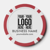 カスタム会社ロ企業のゴモダン会社 ポーカーチップ (裏面)