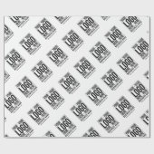 カスタム会社ロ企業のゴモダン会社 ラッピングペーパー (フラット)