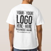 カスタム会社ロ企業のゴモダン会社 Tシャツ (裏面)