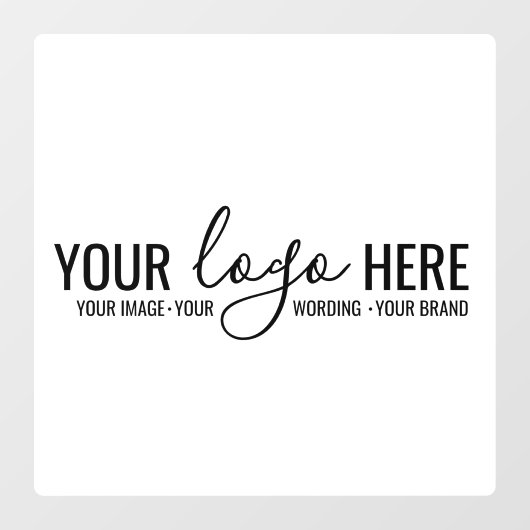 カスタム会社ロ企業のゴ店ガラス ウィンドウサイン (シート)