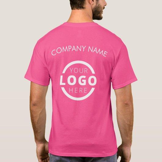 カスタム会社ロ企業のゴ従業員の制服 Tシャツ (裏面)