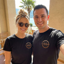 カスタム会社ロ企業のゴ従業員の制服 Tシャツ