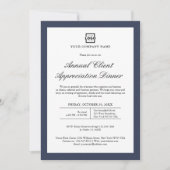 カスタム会社企業のイベントパーティー 招待状 (正面)