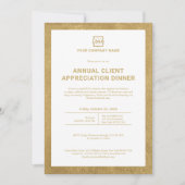 カスタム会社企業のイベントパーティー 招待状 (正面)