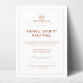 カスタム会社企業のイベントパーティー 招待状