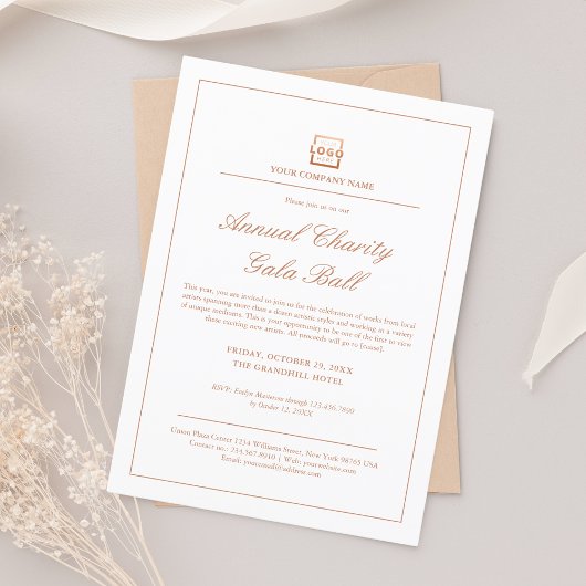 カスタム会社企業のイベントパーティー 招待状