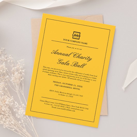 カスタム会社企業のイベントパーティー 招待状