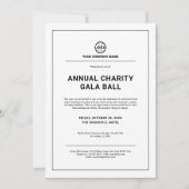 カスタム会社企業のイベントパーティー 招待状 (正面)