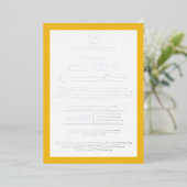 カスタム会社企業のイベントパーティー 箔招待状 (立ち正面)